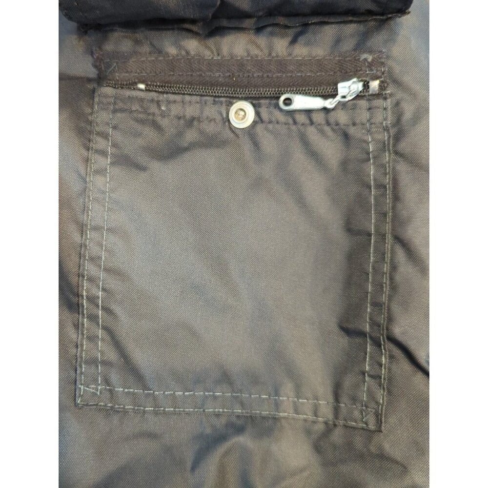 ✅VTG Oshkosh Sportswear Snow Snowmobile Suit Black Belted Talon Zipper Womens M - Picture 12 of 14